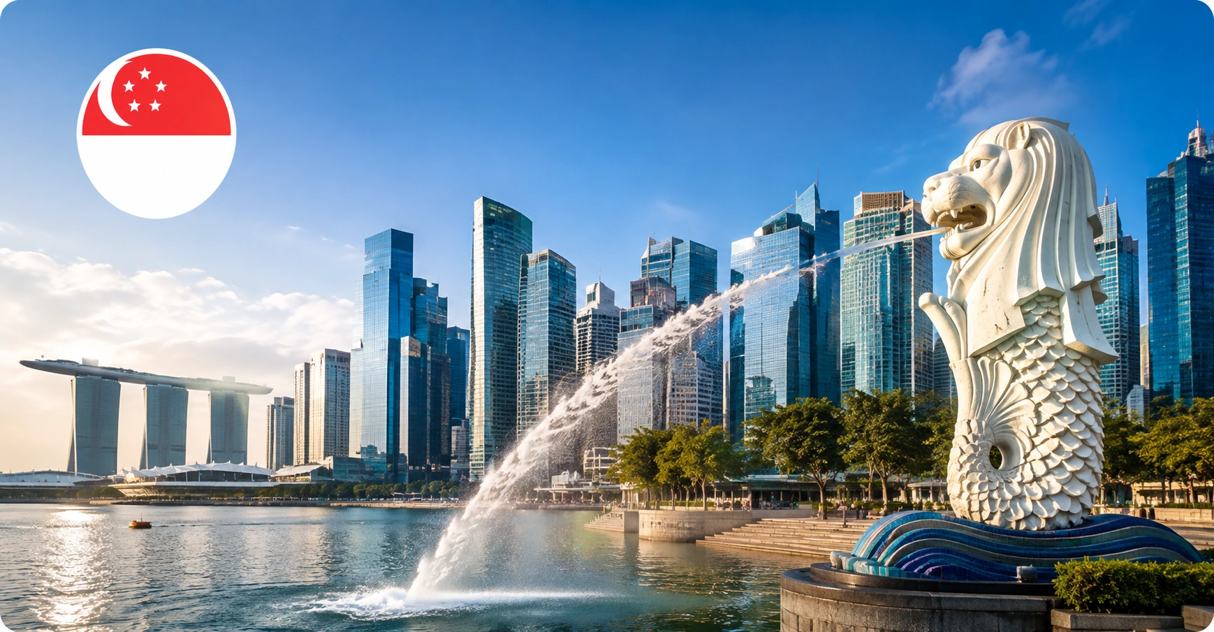 Singapore destination illustration